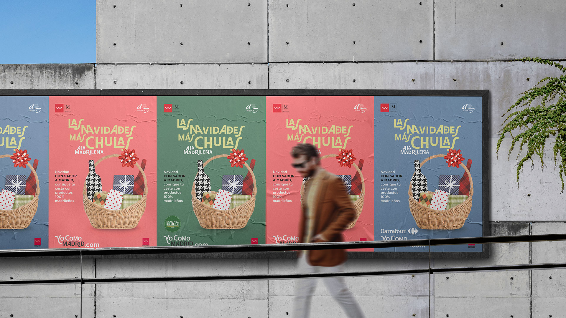 Wall-Poster-Mockup LAS NAVIDADES MAS CHULAS