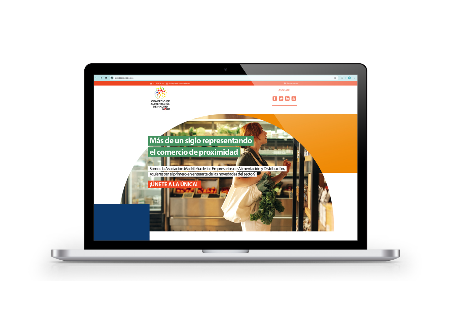 mocup-web ASOCIACIÓN LA ÚNICA