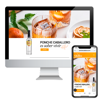 web ponche caballero responsive PONCHE CABALLERO